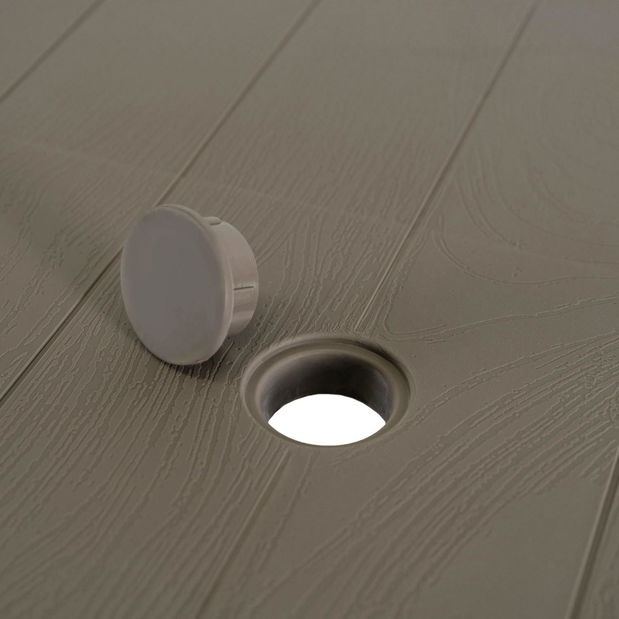 Kerti asztal Floriano (barna) (6 fő részére)