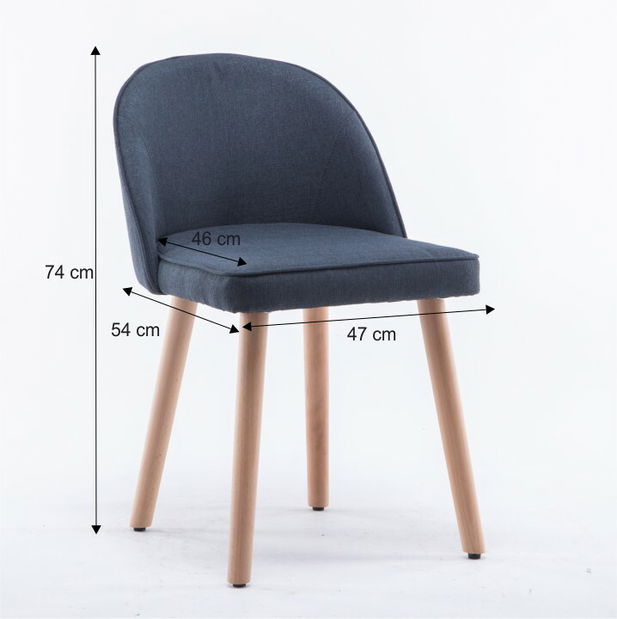 Jedálenská stolička Lalima (sivá)