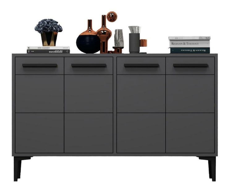Comodă Daduko (antracit) 