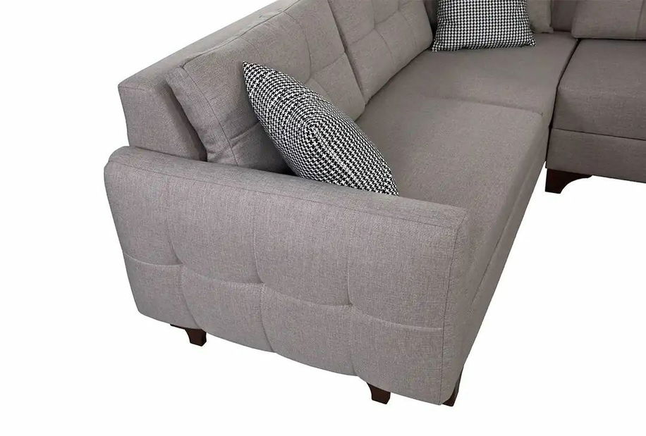 Rohová sedačka Clof (krémová) (L)