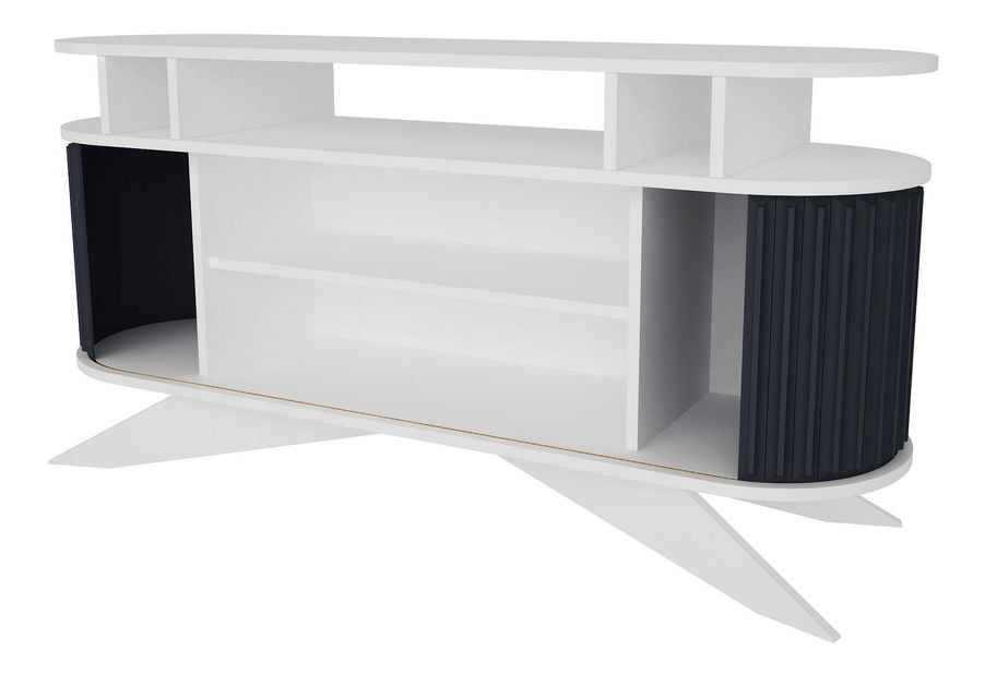 Skrinka Stark (biela + antracit) 