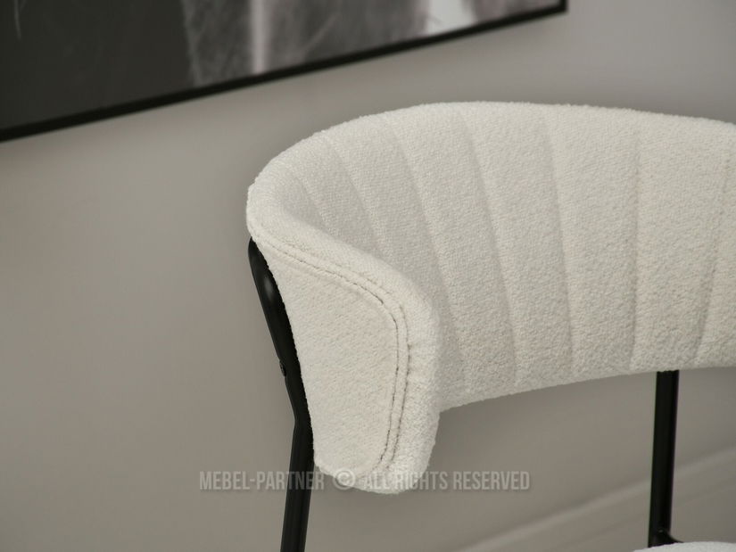 Scaun Nora (crem + negru)