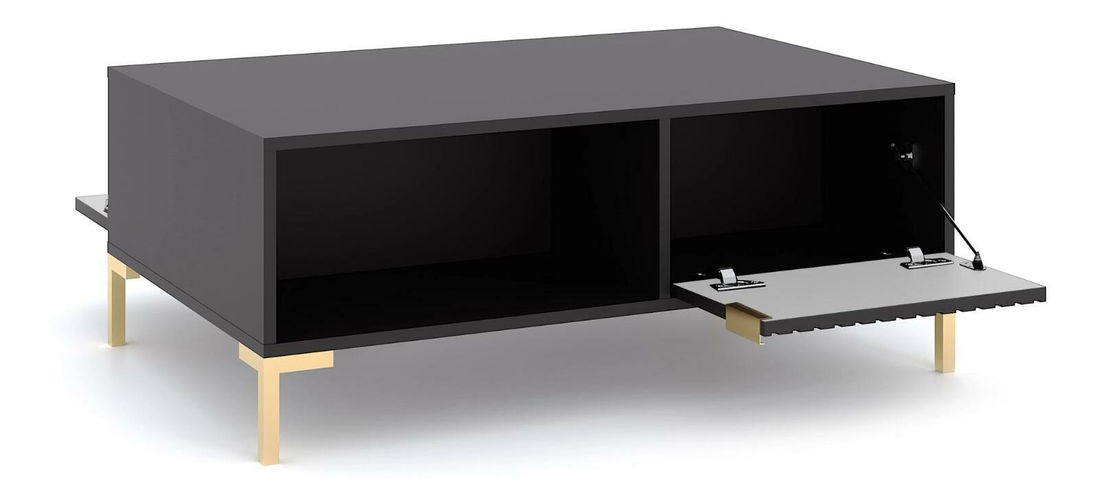 Măsuță cafea Taras (negru) 