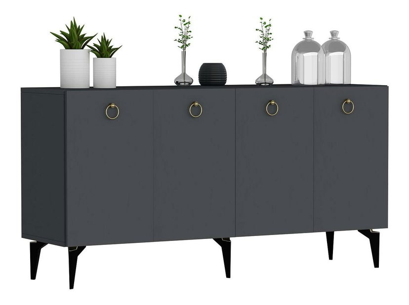 Skrinka Lopoki (antracit) 