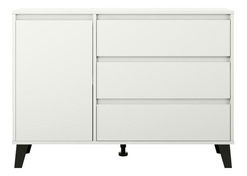 Komoda Brisas 1 (bijela + crna) 