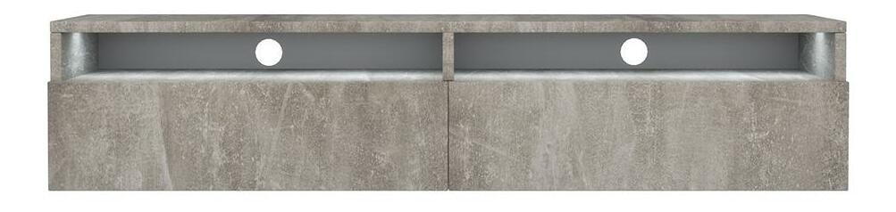 TV ormarić/stolić Redcan 140 (s rasvjetom) (beton)