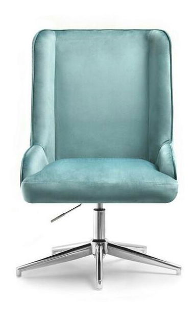Fotelja Bilibo (tirkizna + krom)