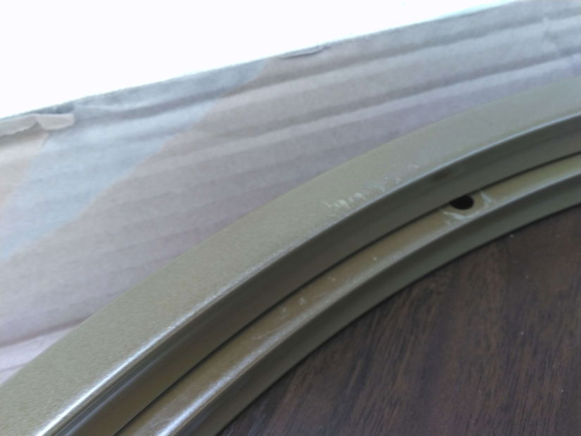 Măsuță cafea Klara (nuc + auriu) *resigilat