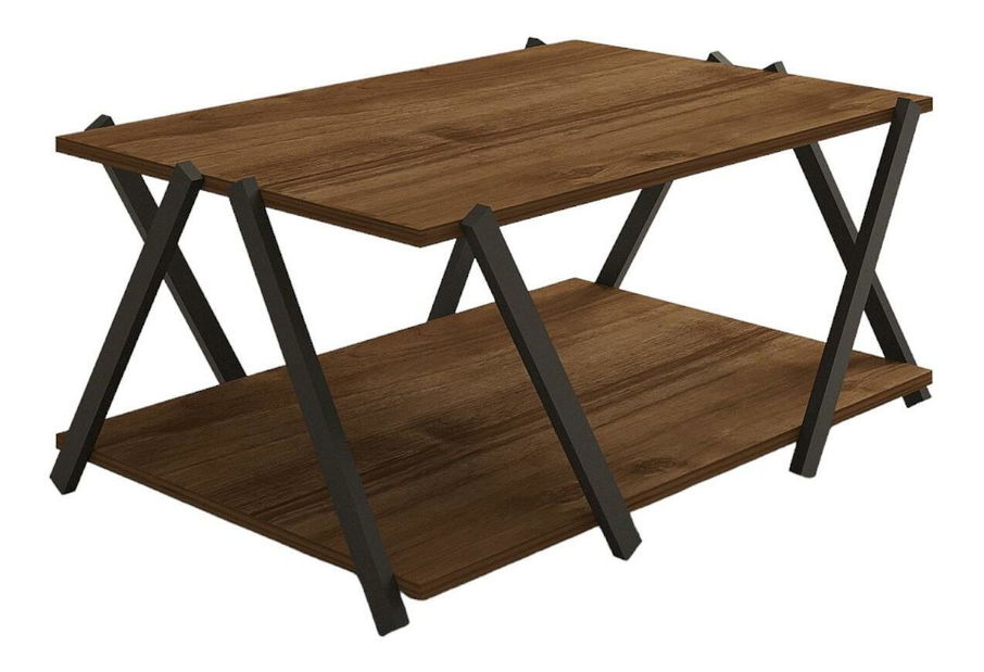 Konferenčný stolík Lesake 1 (antracit + orech) 