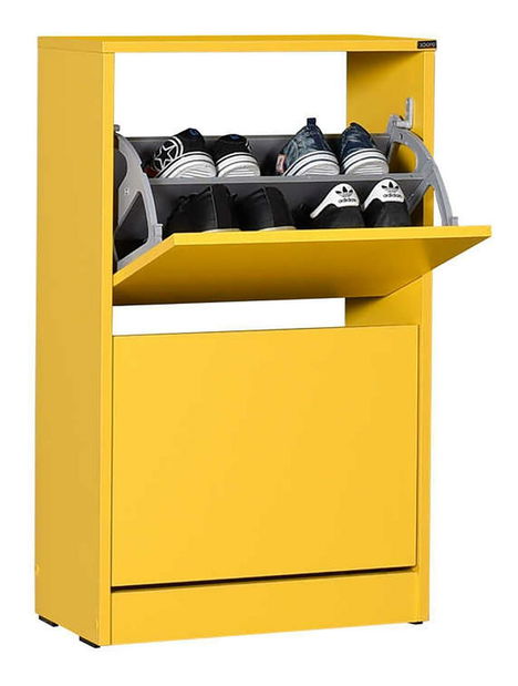 Botník (skrinka na topánky) Shecoletta 2 (žltá)