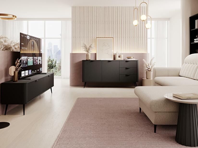 Mobilier living Lethe 3 (negru)