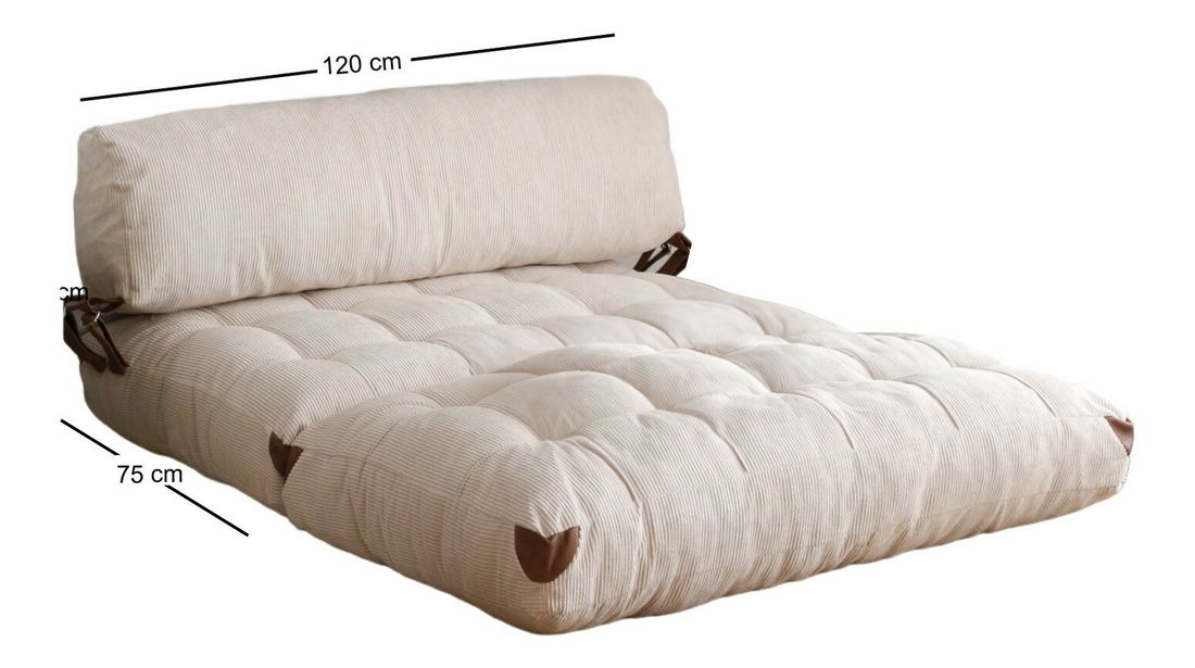 Canapea două locuri Fawaris 2 (alb)