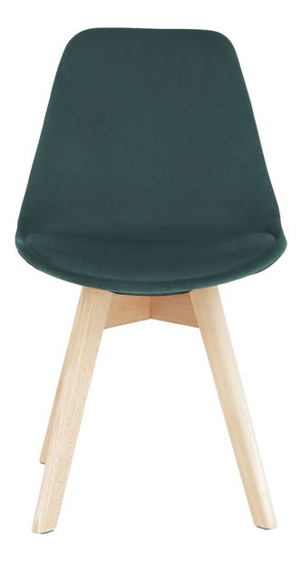 Jedálenská stolička Blanche (emerald + buk)