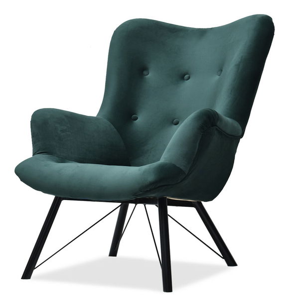 Fotoliu relax Dawntawn (verde + negru)