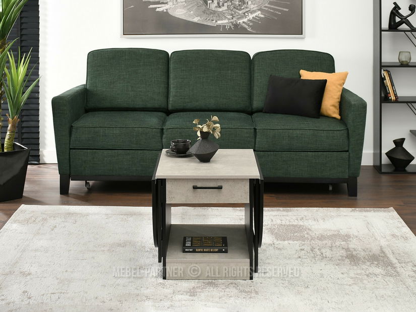 Măsuță de cafea Espana (beton + negru)