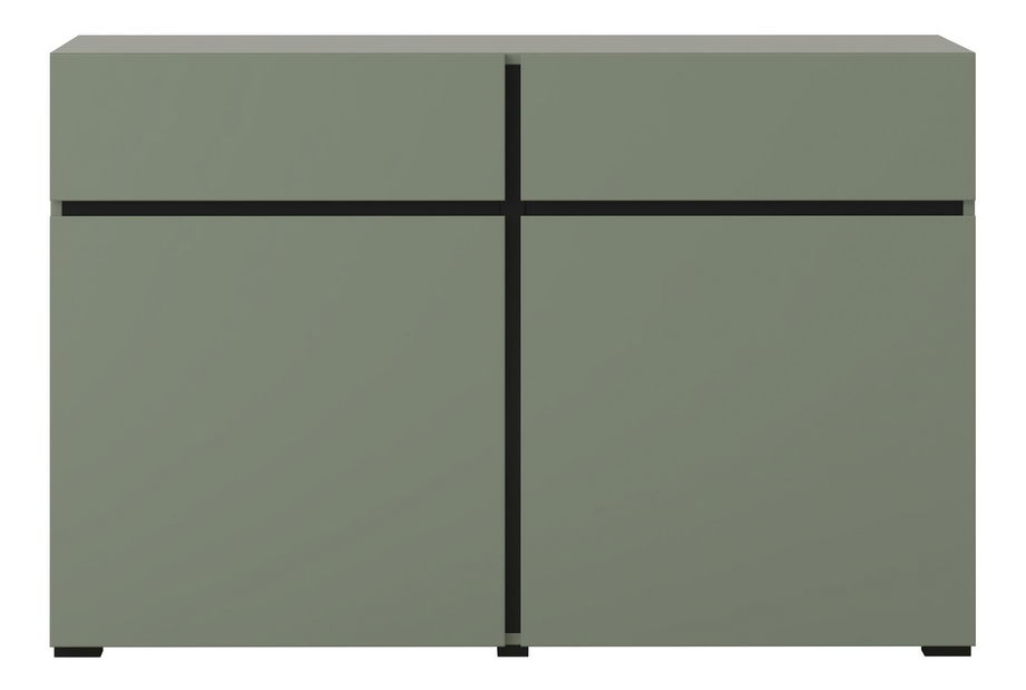 Komoda Crossroad G45 (bor zelena + crna)