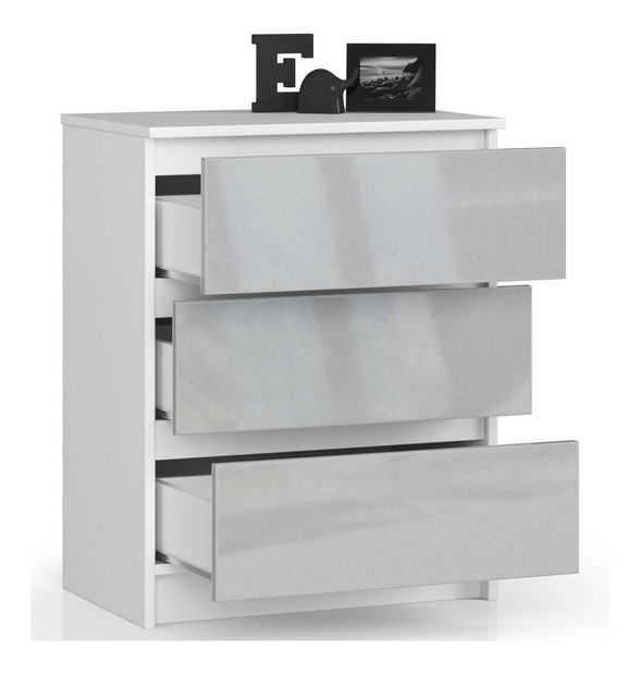 Comodă Kalista II (Metalic lucios)