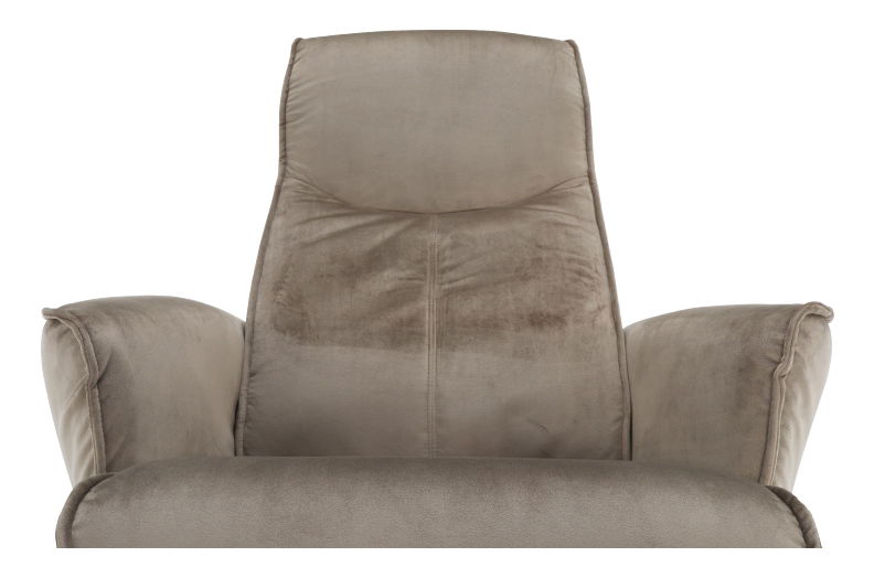 Relaxačné kreslo Short (hnedosivá)
