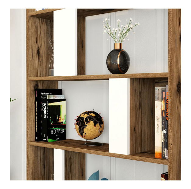 Regal Limba (bijela + orah)