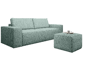 Sofa Shala 100 (mentol) (s tabureom)