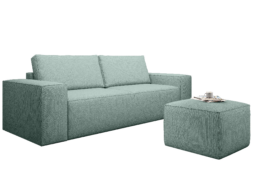 Sofa Shala 100 (mentol) (s tabureom)