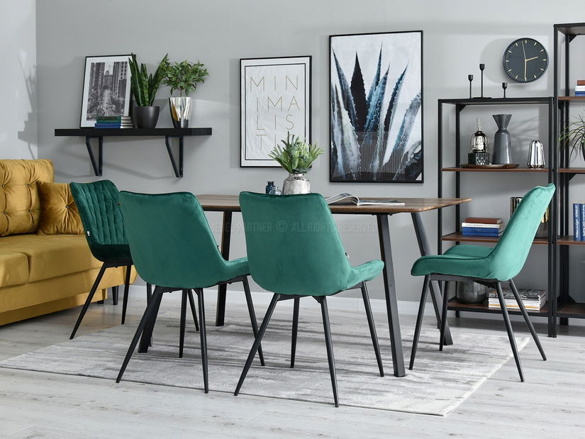 Scaun Aron (verde + cupru)