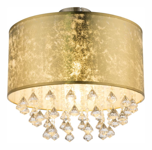 Stropna/zidna svjetiljka Amy 15187D3 (klasična) (nikl + zlatna)