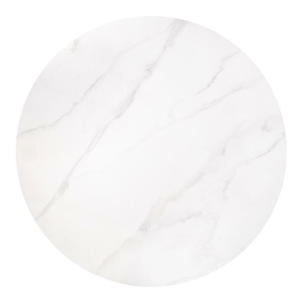 Set 2 ks. konferenčných stolíkov Mercu 3 (biely mramor + zlatá)