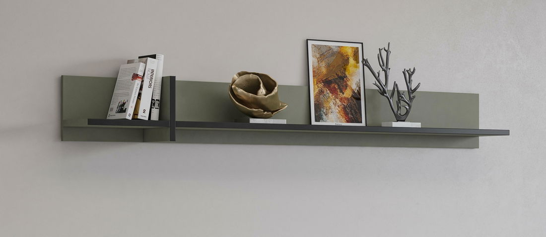 Polc Crossroad G02 (fenyőzöld + fekete)