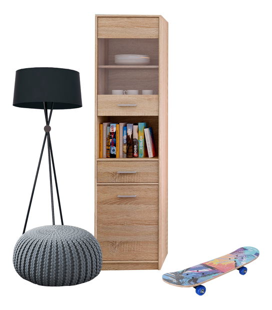 Vitrina Terrell (hrast sonoma)