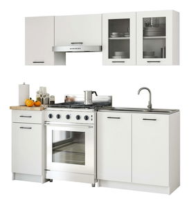 Set mobilier bucătărie 180 cm Ozara B (Alb)