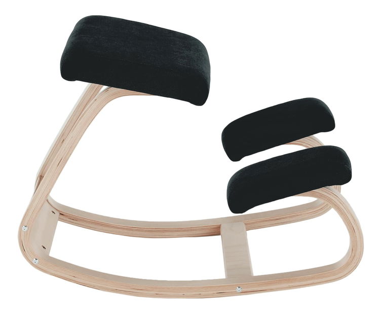 Térdeplőszék Gizike (fekete + természetes)