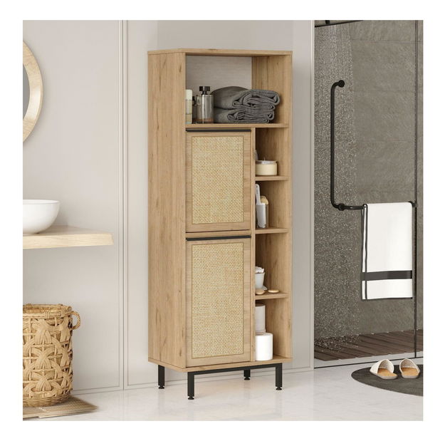 Dulap baie Otto 10 (nuc + stejar)