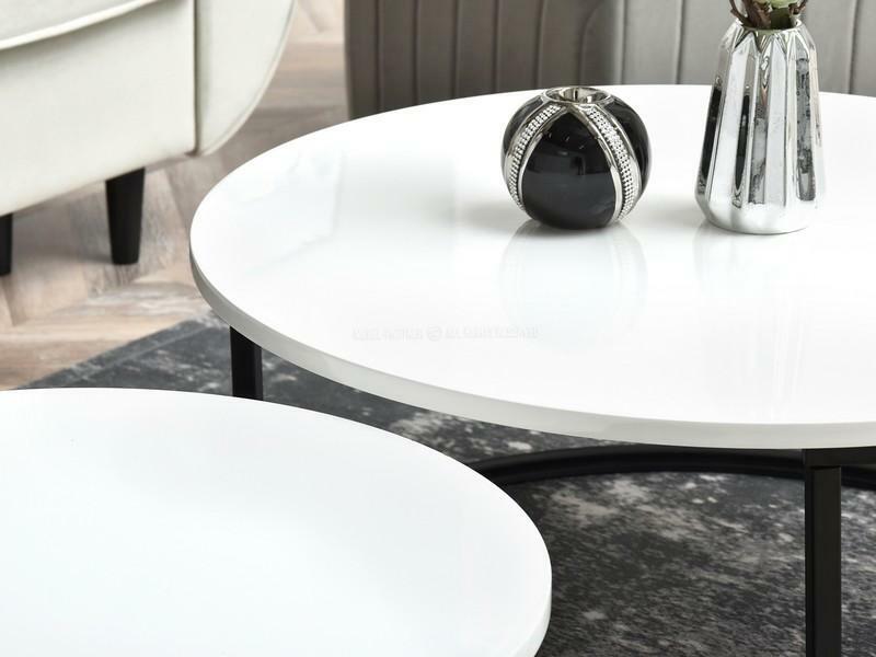 Stolić za kavu Kolja Zest Xl (bijela + crna)