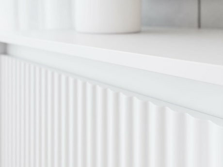 Măsuță de cafea Somkera 1SZ (Alb + Negru) 