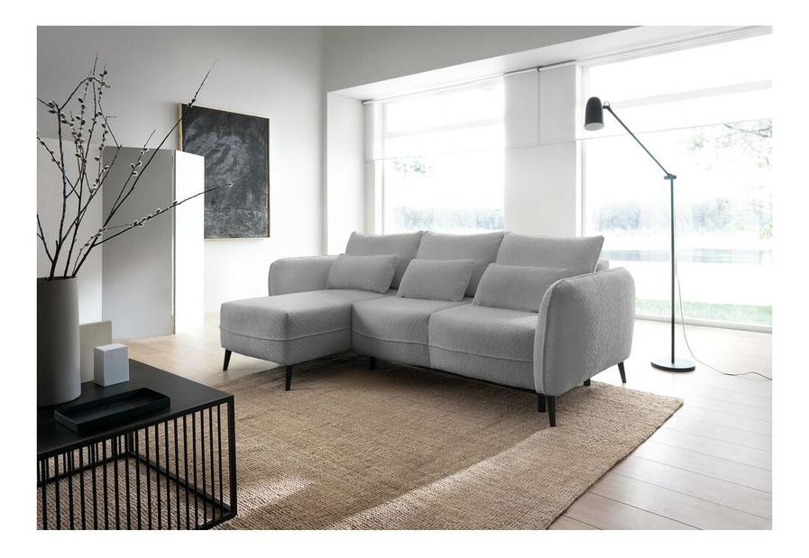 Colțar Eilish (S) (gri deschis + negru)