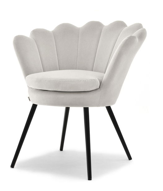 Kreslo Lasair (sivá + chrómová)