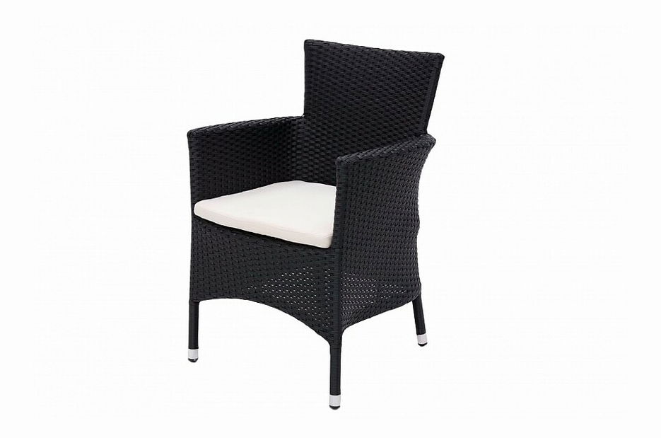 Záhradná zostava Modena II. 1+6 (čierna) (um. Ratan)