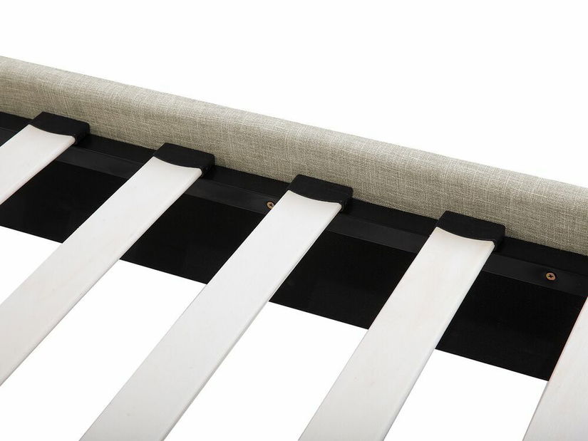 Bračni krevet 140 cm SANCHEZ (s podnicom) (bež)