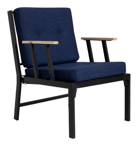 Egyszemélyes kerti kanapé Algol (sötétkék)