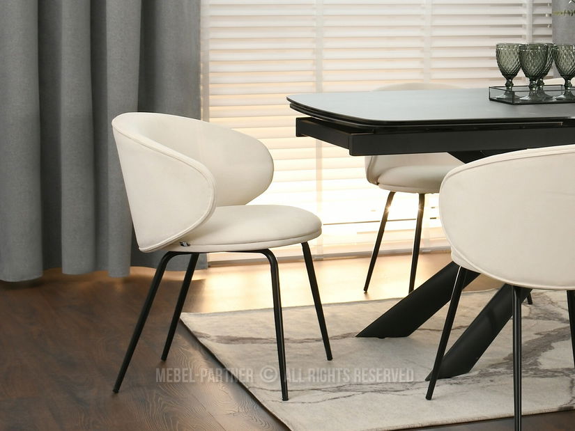 Szék Carmen (krém + króm)