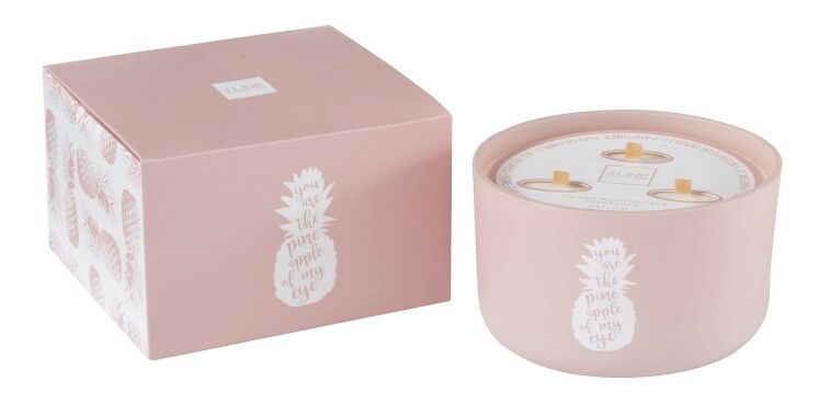 Sviečka Jolipa Touch of Pink (fuchsia) 9x14x14cm 