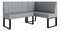 Rohová lavica Mondeo 130x170 (sivá) (P)