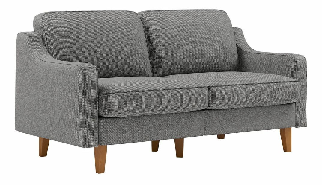 Pohovka dvojsedačka Robia 2 (sivá + orech)