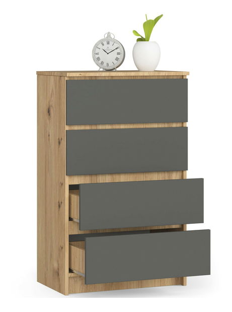 Comodă Kaelan (grafit gri )