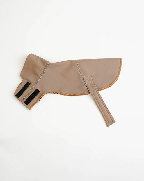 Bunda pre psa Shotly (béžová) (M)