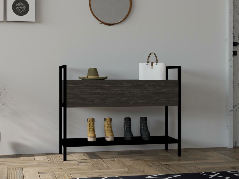 Botník (skrinka na topánky) Tosina 3 (antracit)