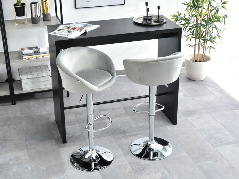 Stolička Hanzel (sivá + čierna)