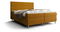 Franciaágy  Boxspring 140 cm Flu (arany) (matraccal és tárolóhellyel)