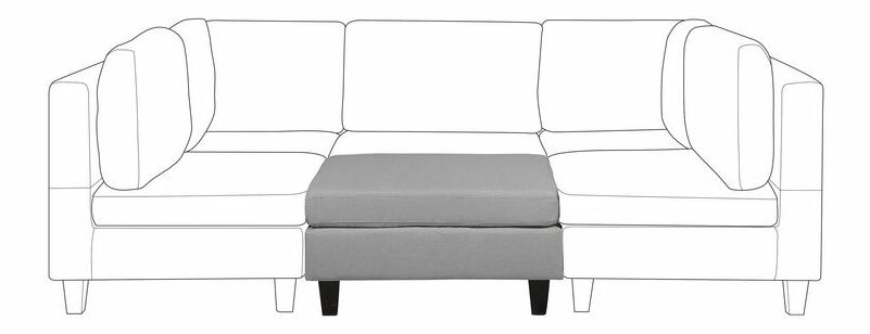 Taburetka Felle (svetlosivá)